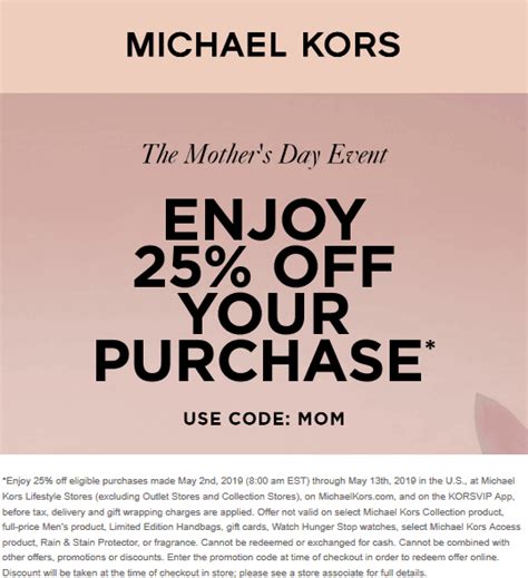 michael kors sign up discount|michael kors usa promo code.